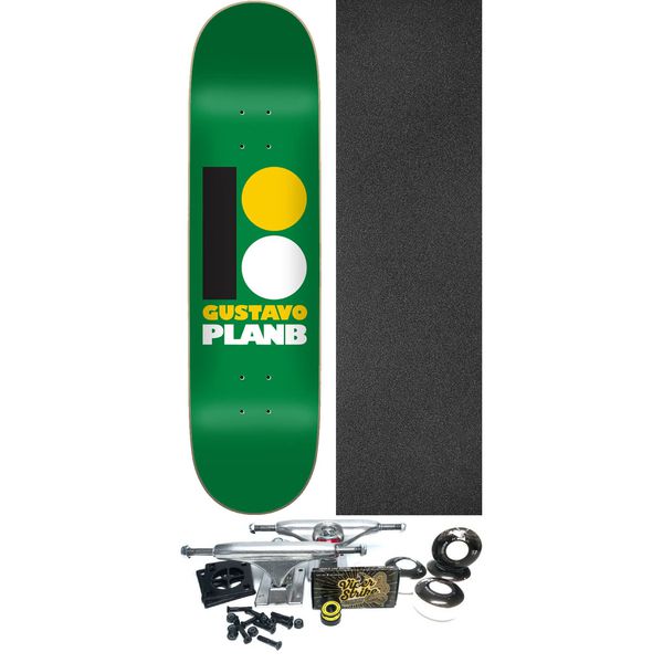 Plan B Skateboards Felipe Gustavo Original Skateboard Deck - 7.75" x 31.625" - Complete Skateboard Bundle