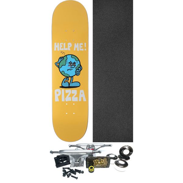 Pizza Skateboards Climate Skateboard Deck - 7.75" x 31.5" - Complete Skateboard Bundle