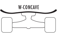 W Concave Longboards