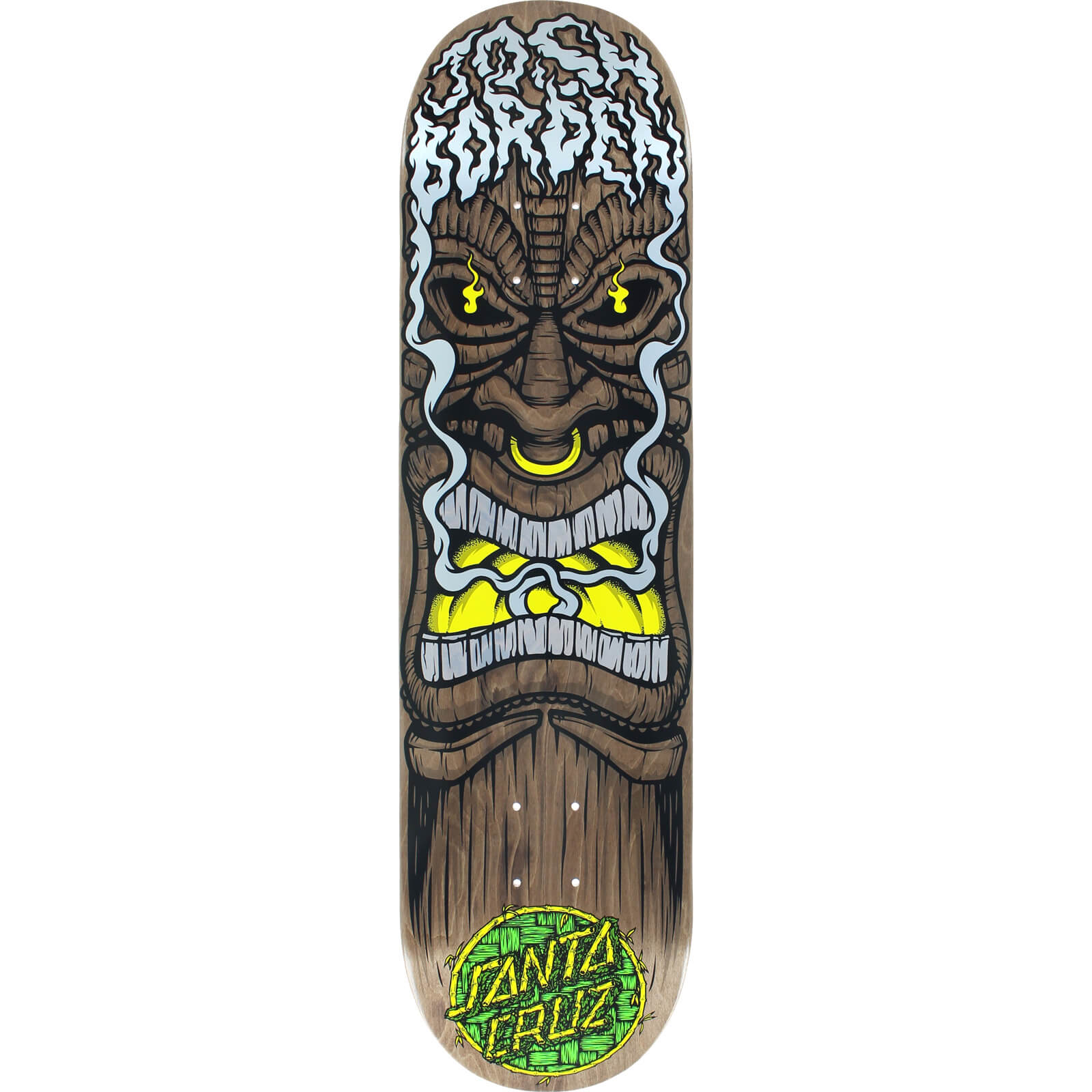 Skate Board Ramp >> Santa Cruz Skateboards Josh Borden Tiki Skateboard Deck ... Skate Board Ramp >> Santa Cruz Skateboards Josh Borden Tiki Skateboard Deck ...