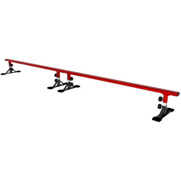Freshpark Two (2) 6 Foot Adjustable Height Skateboard Grind Rail