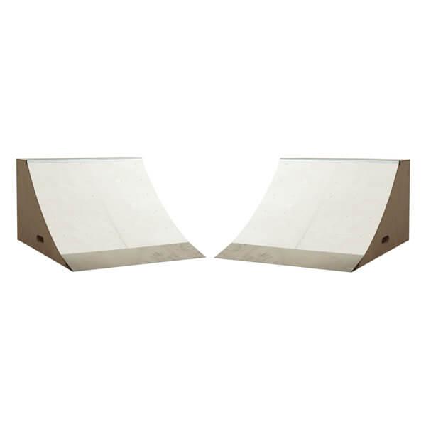 OC Ramps 3 Foot Wide Quarter Pipe Ramps - Includes (2) Two Quarter Pipe Ramps