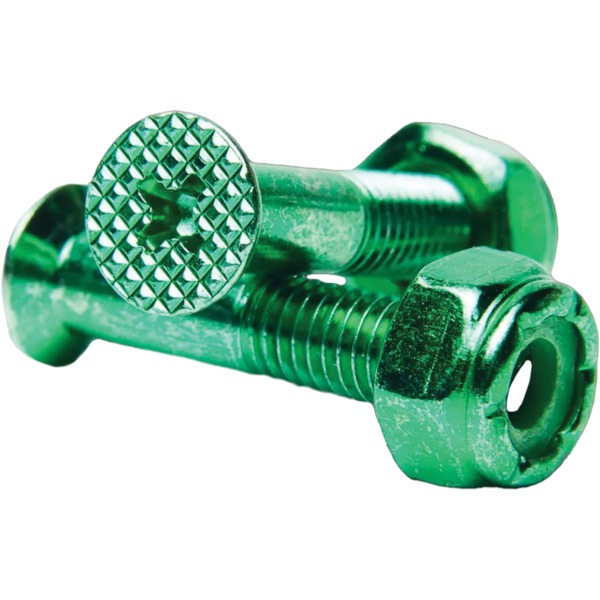 Screw City Hardware Gems Emerald Green Skateboard Hardware Set - 1"