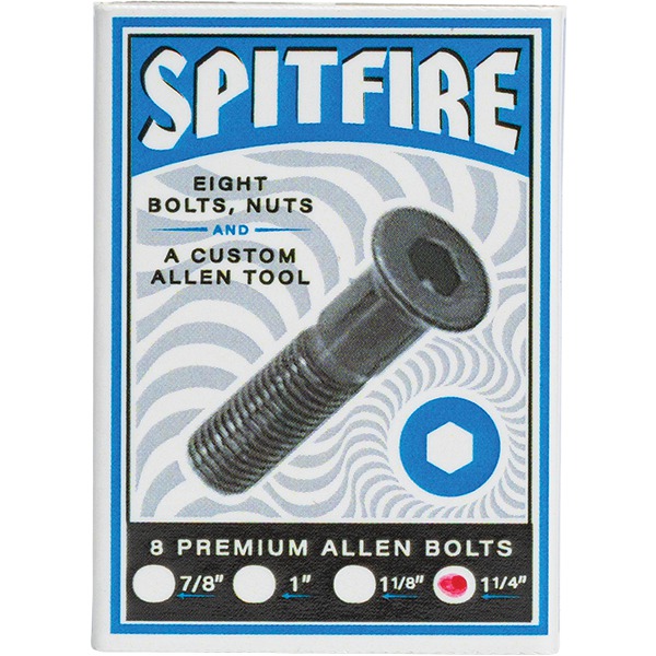 Spitfire Wheels Allen Skateboard Hardware Set - 1 1/4"
