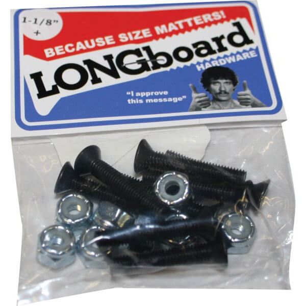 Shortys Skateboards Phillips Head Longboard Skateboard Hardware Set - 1 1/8"