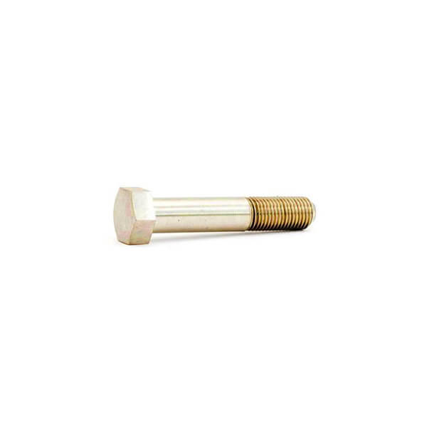 Standard Hardware Grade 8 Zinc Gold Kingpin Bolt - 3/8" x 2 1/4"