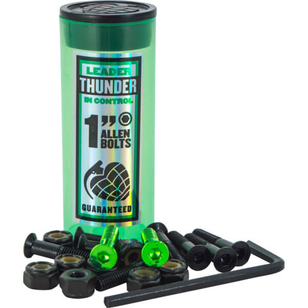 Thunder Trucks Allen Head Green Skateboard Hardware Set - 1"