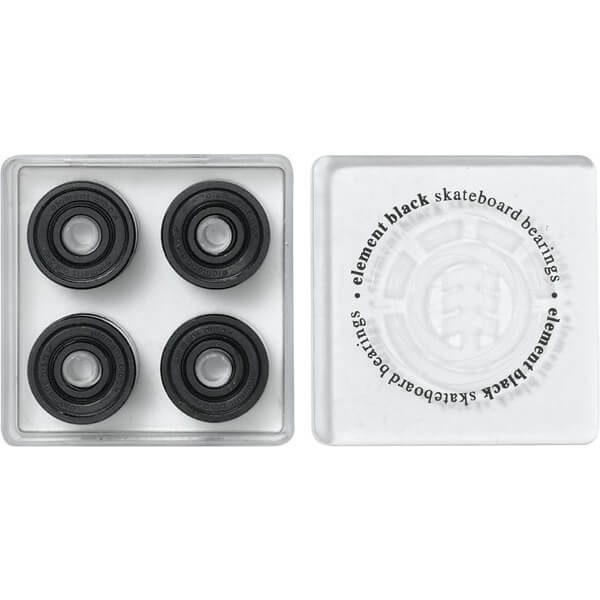 Element Skateboards 8mm Black ABEC 3 Skateboard Bearings