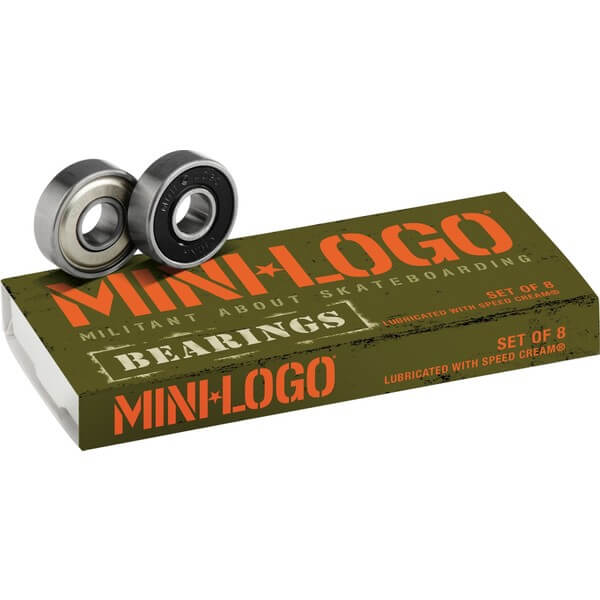 Mini Logo Skateboards 8mm ABEC 3 Skateboard Bearings