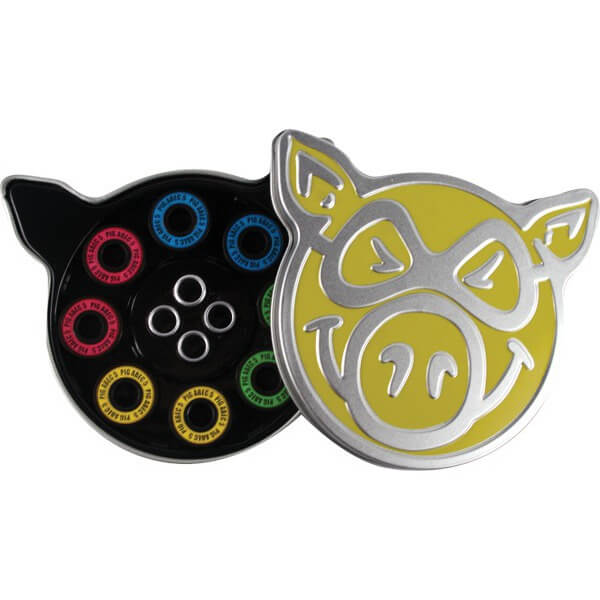 Pig Wheels Neon ABEC 5 Skateboard Bearings