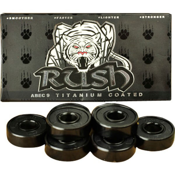 Rush Skateboard Bearings 8mm ABEC 9 Skateboard Bearings