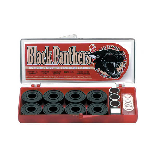 Shortys Skateboards 8mm Black Panther ABEC 7 Skateboard Bearings