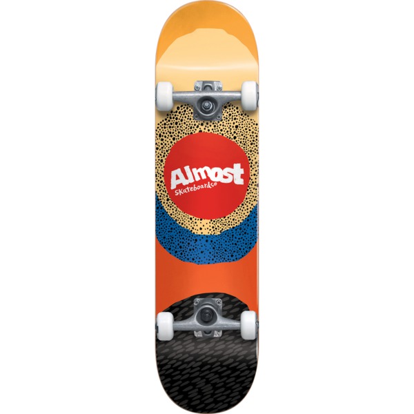 Almost Skateboards Radiate Yellow Mid Complete Skateboards First Push - 7.5" x 31.1"