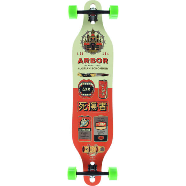 Arbor Skateboards Artist Collection Axis Longboard Complete Skateboard