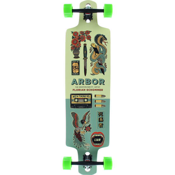 Arbor Skateboards Artist Collection Dropcruiser Longboard Complete