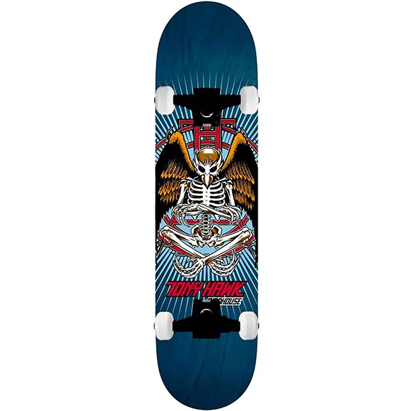 Birdhouse Skateboards Tony Hawk Birdman Blue Complete Skateboard - 8" x 31.5"