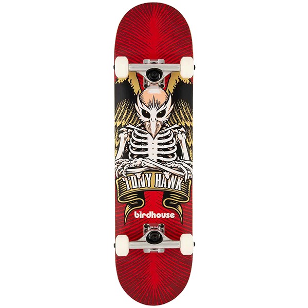 Birdhouse Skateboards Tony Hawk Icon Red Complete Skateboard - 8" x 31.5"