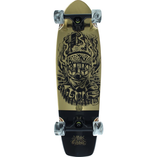 California Locos Payaso Art by "Mister Cartoon" Cruiser Complete Skateboard - 8.75" x 31"