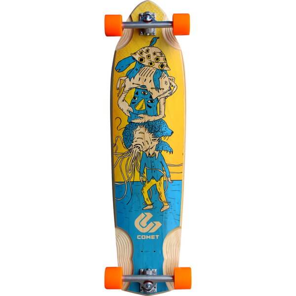 Comet Skateboards Voodoo XL Stacked Longboard Complete Skateboard 10.