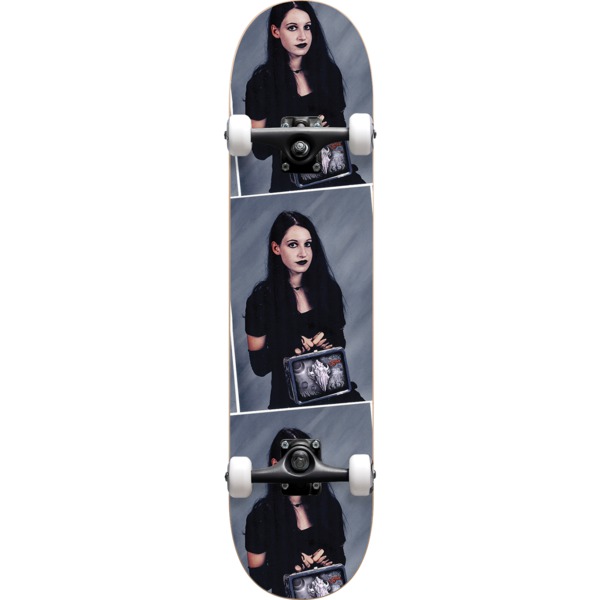 Darkstar Skateboards Goth Girl Black Complete Skateboard First Push - 7.87" x 31.7"