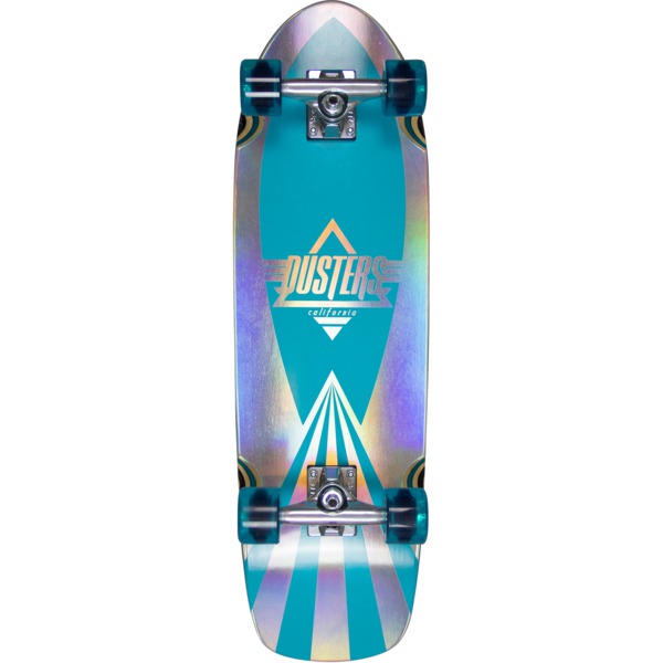 Dusters California Skateboards Cazh Cosmic Teal Cruiser Complete Skateboard - 8.75" x 29.5"