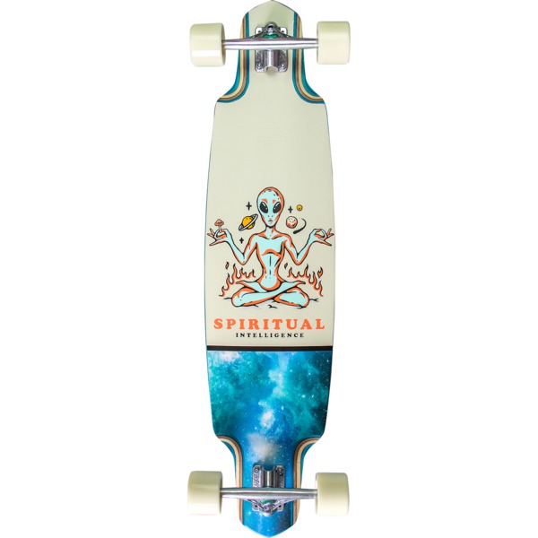 Dusters California Skateboards Zen Teal Longboard Complete Skateboard - 9.125" x 38"