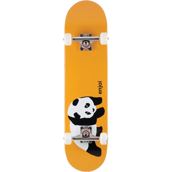 Enjoi Skateboards Panda Orange Complete Skateboard - 7.75"