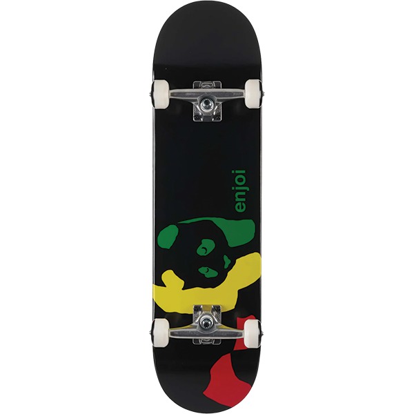 Enjoi Skateboards Rasta Panda Complete Skateboard - 8" Enjoi Skateboards Rasta Panda Complete Skateboard - 8"