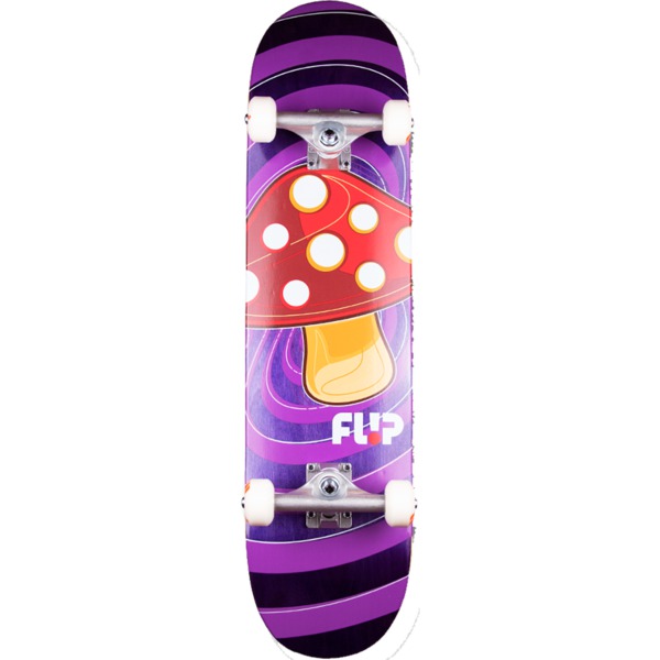 Flip Skateboards Pop Shroom Purple Complete Skateboard - 7.75" x 31.5"