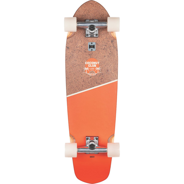 Globe Skateboards Big Blazer Coconut / Mandarin Cruiser Complete Skateboard - 9.12" x 32"