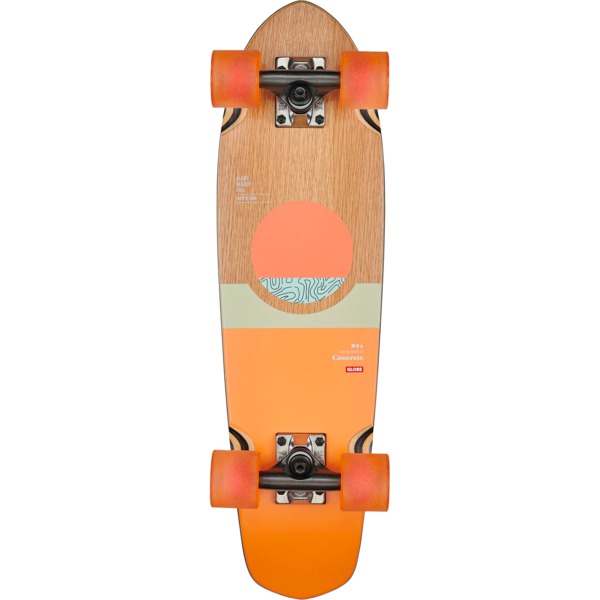 praktijk Arashigaoka G Globe Skateboards Blazer White Oak / Concrete Cruiser Complete Skateboard -  7.25 x 26