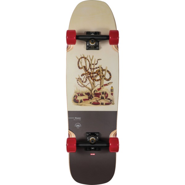 Globe Skateboards Disaster Black / Natural Cruiser Complete Skateboard - 8.75" x 31.5"