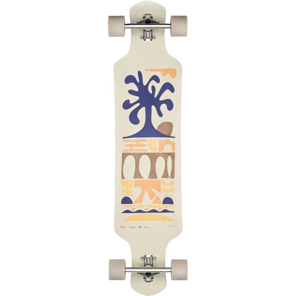 Globe Skateboards Geminon 40 Rock Mediterranean Longboard Complete Skateboard - 9.25" x 40"