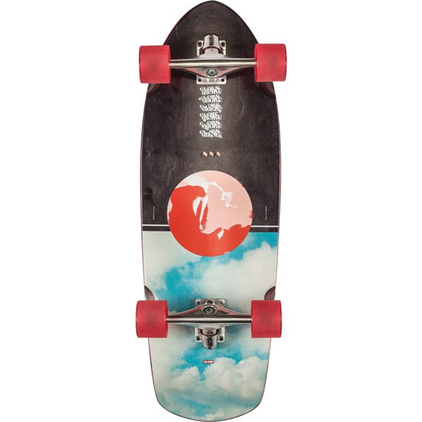 Globe Skateboards Stubby Onshore / Cherry Bamboo Cruiser Complete Skateboard - 10" x 30"