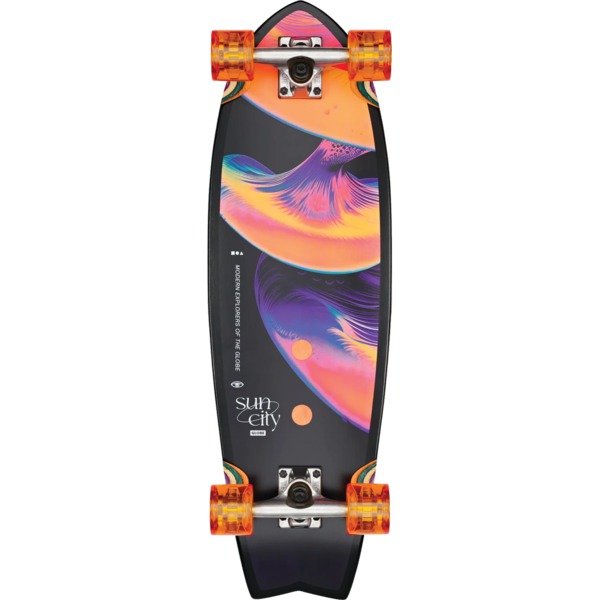 Globe Skateboards Sun City Reishi Cruiser Complete Skateboard - 9" x 30"