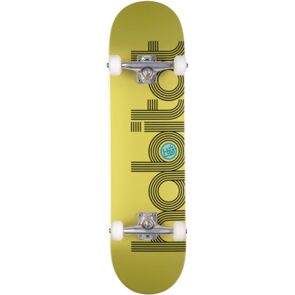 Habitat Skateboards Ellipse Yellow Complete Skateboard - 7.75" x 31.625"