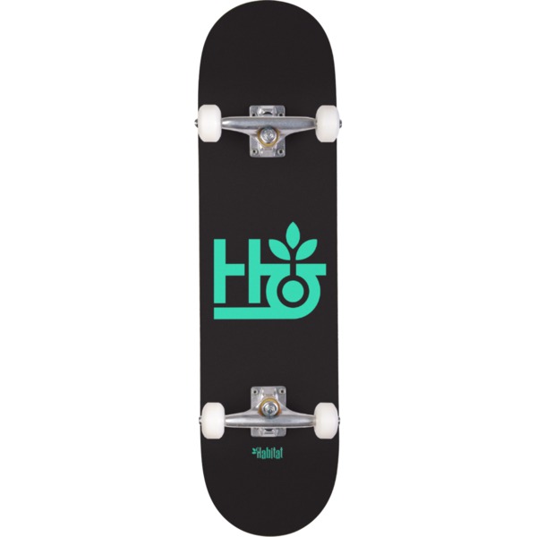Habitat Skateboards Pod Black / Teal Complete Skateboard - 8" x 31.625"