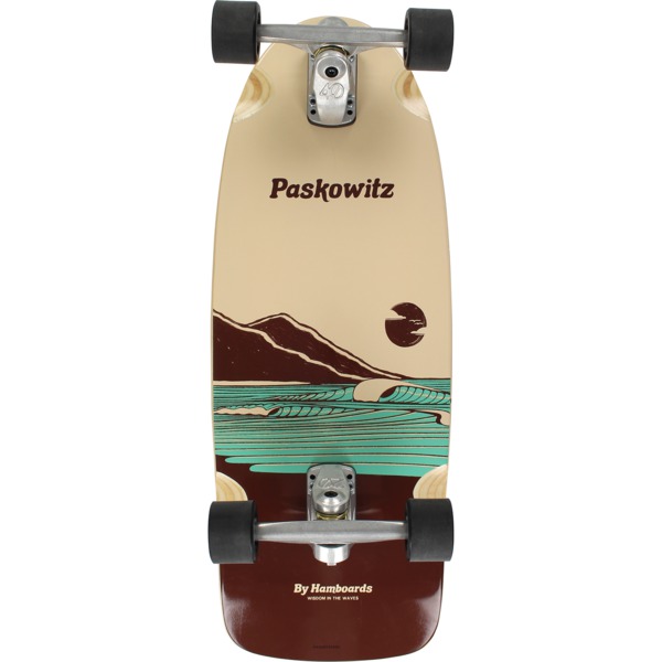 Hamboards Skateboards Paskowtiz Zen Swell Surfskate - 11" x 30"