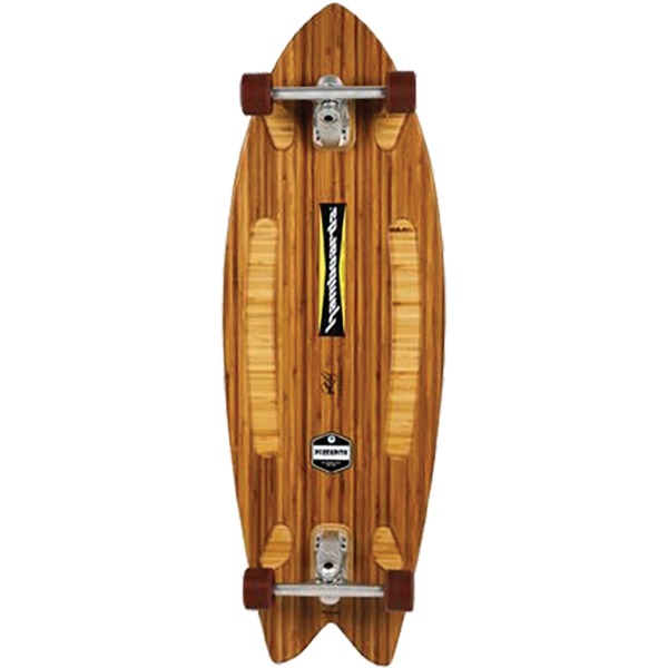 Hamboards Skateboards Pescadito Bamboo Surfskate - 14" x 43"