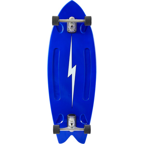Hamboards Skateboards Pescadito North Shore Blue Surfskate - 14" x 43"
