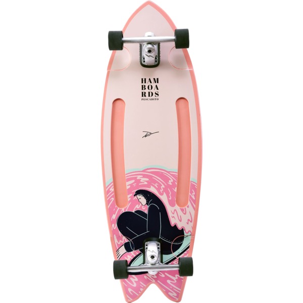 Hamboards Skateboards Pescadito Tunnel Surfskate - 14" x 43"