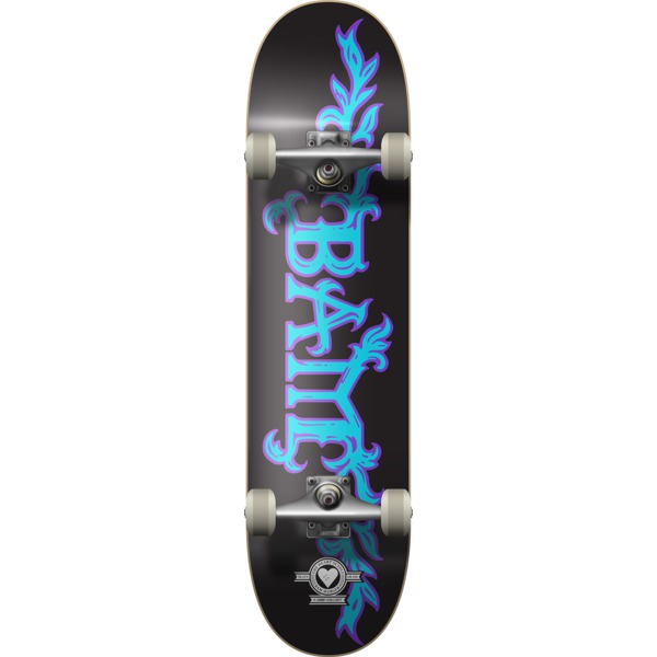 The Heart Supply Bam Margera Growth Black / Blue Complete Skateboard - 7.75" x 31.5"