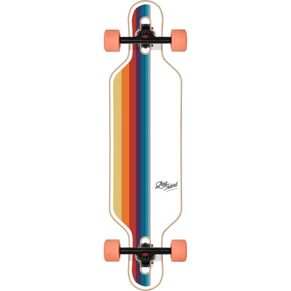 Long Island Longboards Trestless Drop Longboard Complete Skateboard - 9.25" x 36.95"