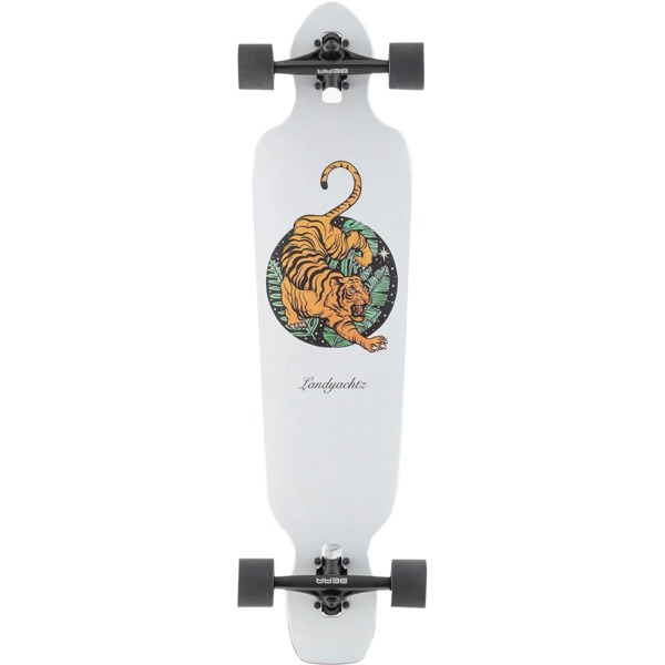 Landyachtz Skateboards Battle Axe Paper Tiger Longboard Complete Skateboard - 9.4" x 38.2"