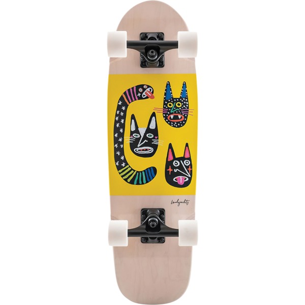 Landyachtz Skateboards Dinghy Blunt Wild Cats Cruiser Complete Skateboard - 8.6" x 28.5"