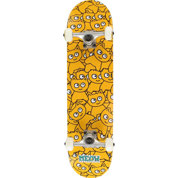 Meow Skateboards Sticker Pile Mid Complete Skateboards - 7.5" x 30.25"