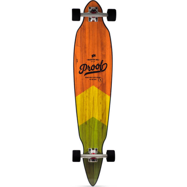 Moonshine MFG Proof Complete Longboard Skateboard 9.37 x 45