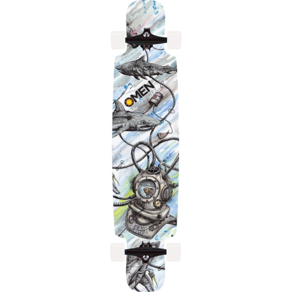 Omen Boards Home Sweet Home DT Longboard Complete Skateboard - 9.5" x 41.5"