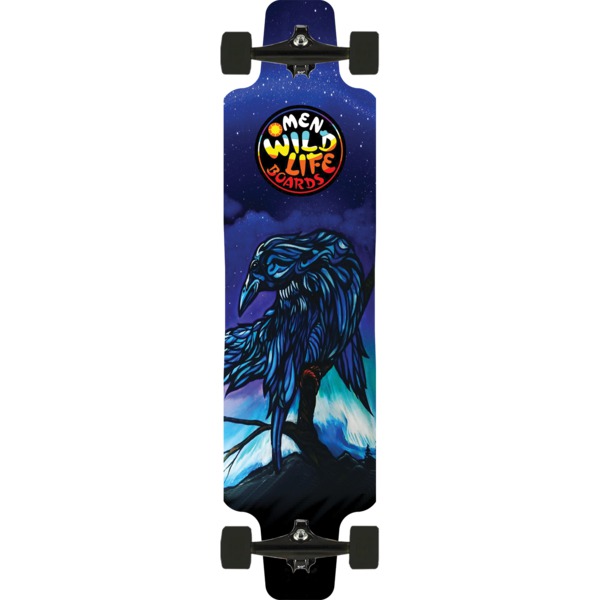 Omen Boards The Trickster Dominator Longboard Complete Skateboard - 9.75" x 38.5"