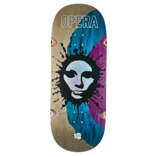 Opera Skateboards Fatties RBG Mask Purple / Blue Complete Skateboard - 12" x 32.4" Opera Skateboards Fatties RBG Mask Purple / Blue Complete Skateboard - 12" x 32.4"